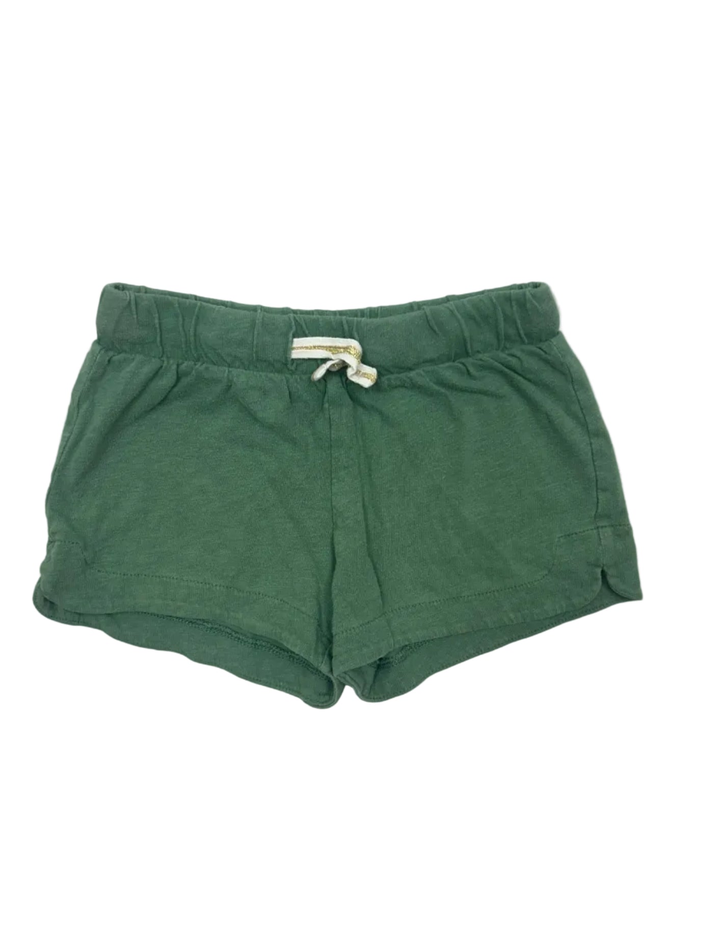 XS (4) Crewcuts Green Cotton Drawstring Shorts