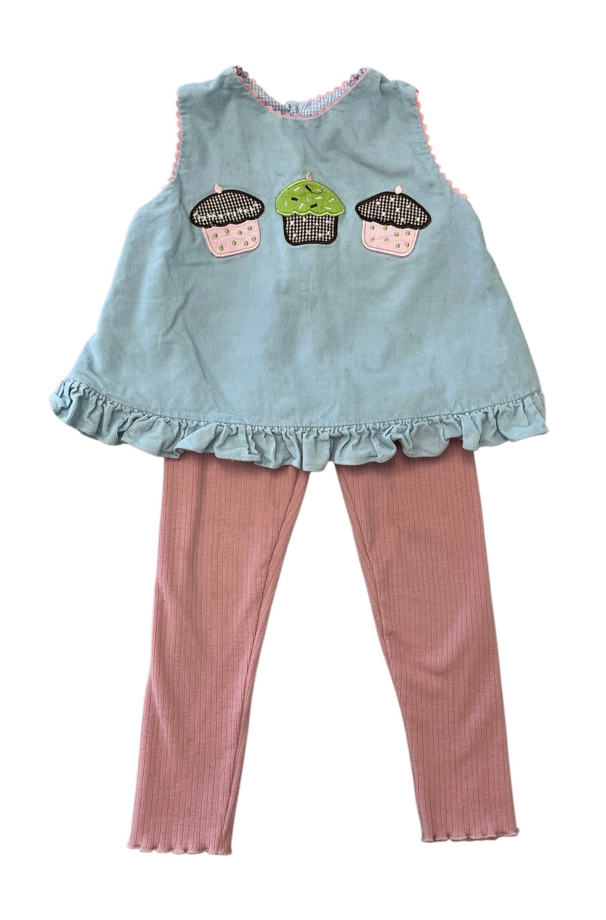 Next Pink and Blue Cupcake Sleeveless Set Size 3T