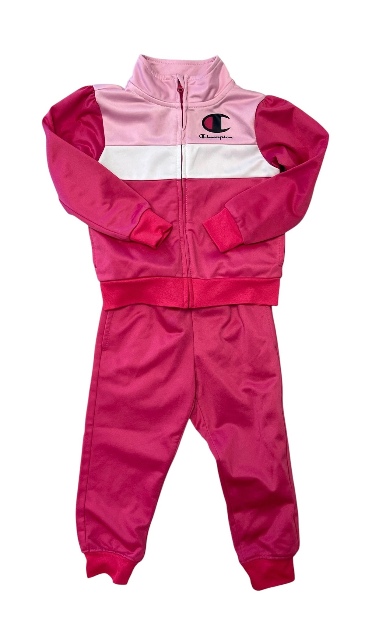 Champion Pink Two-Piece Track Set Size 3T