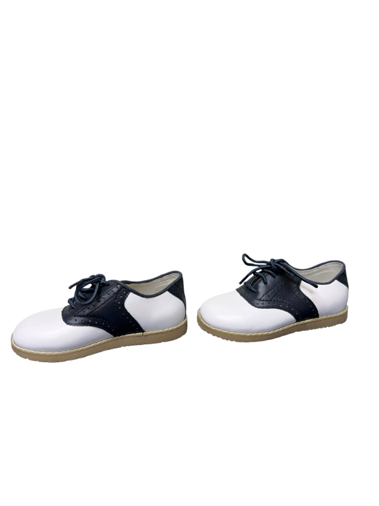 10Y L'amour Blue and White Saddle Dress Shoes