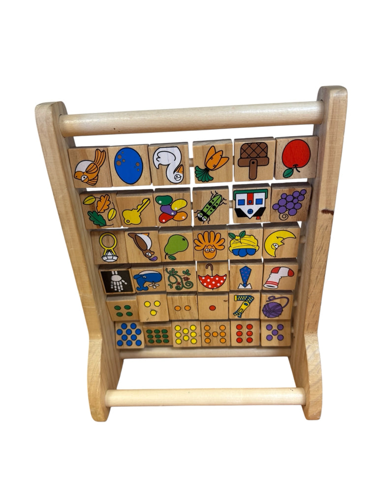Melissa & Doug Letter 123 Abacus For Ages 2+ Preowned