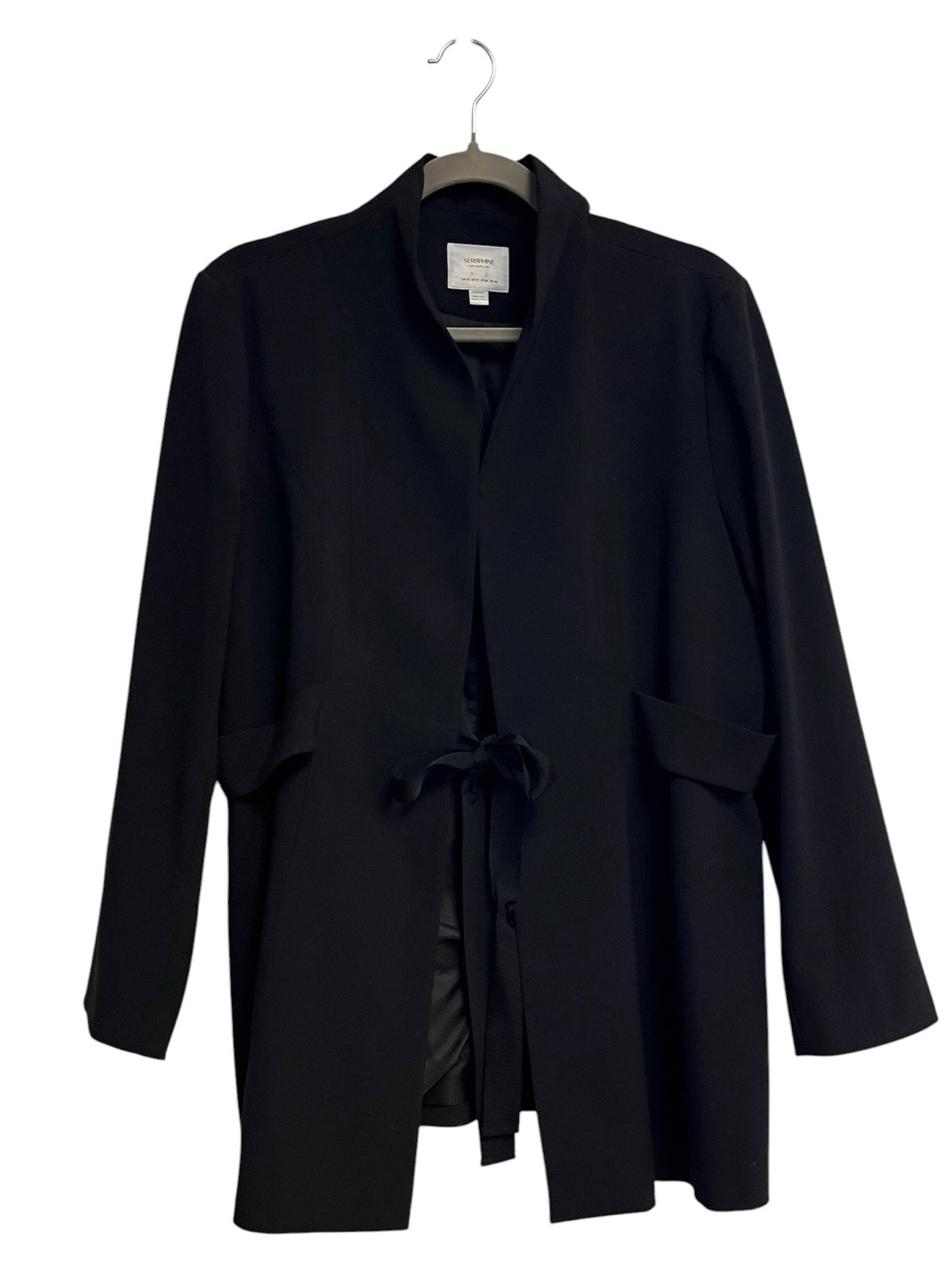 Seraphine The Work Edit Black Maternity Blazer Size 12