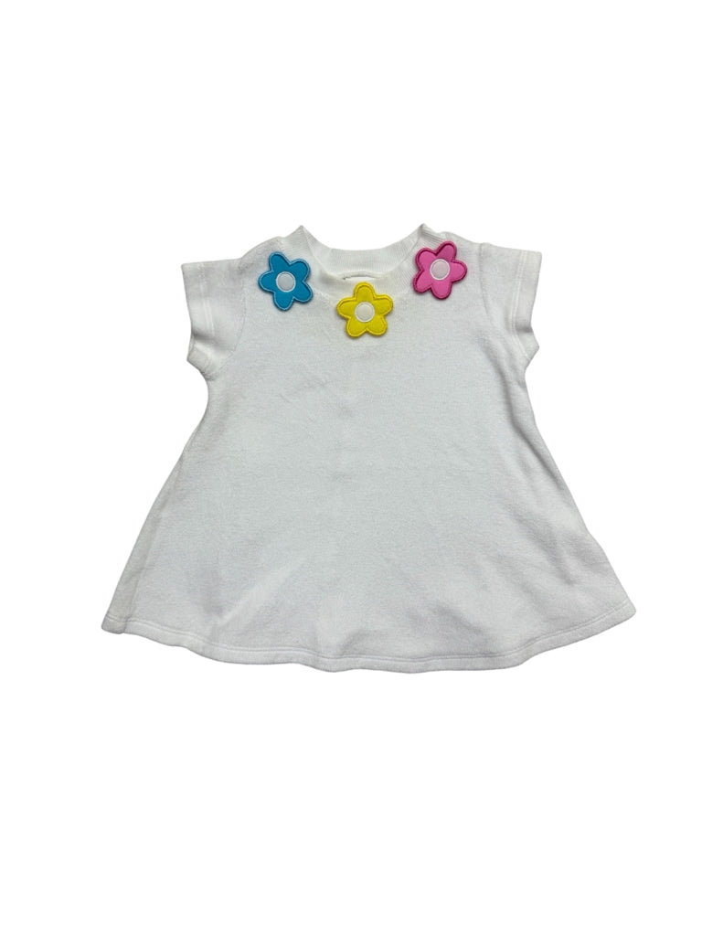 3-6 Months Florence Eiseman White Cover-up with Flowers