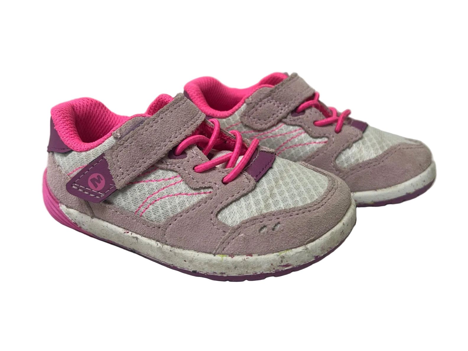 Todder Size 6.5W Merrell Pink Sneakers