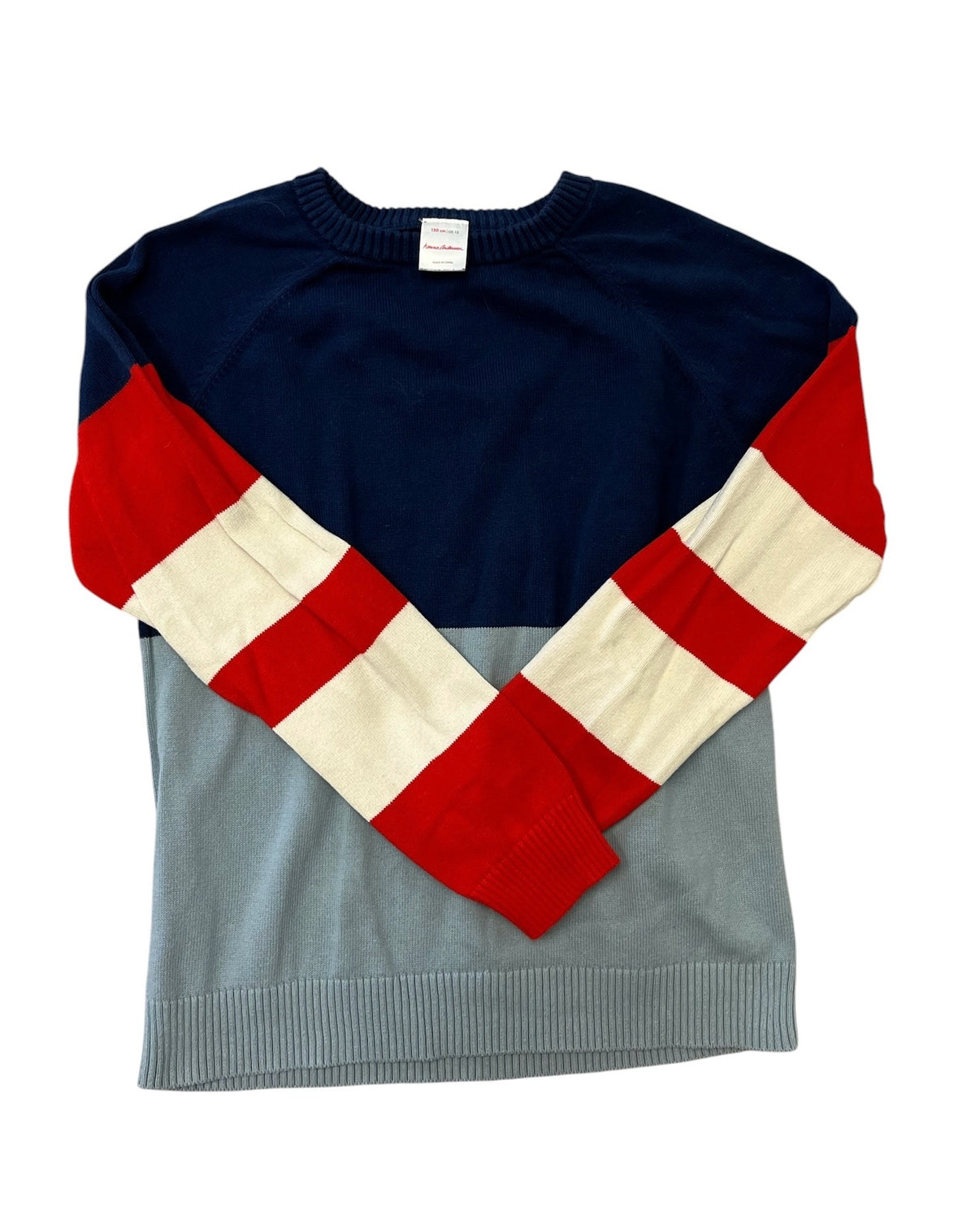 Hanna Andersson Blue Cotton Sweater Size 12