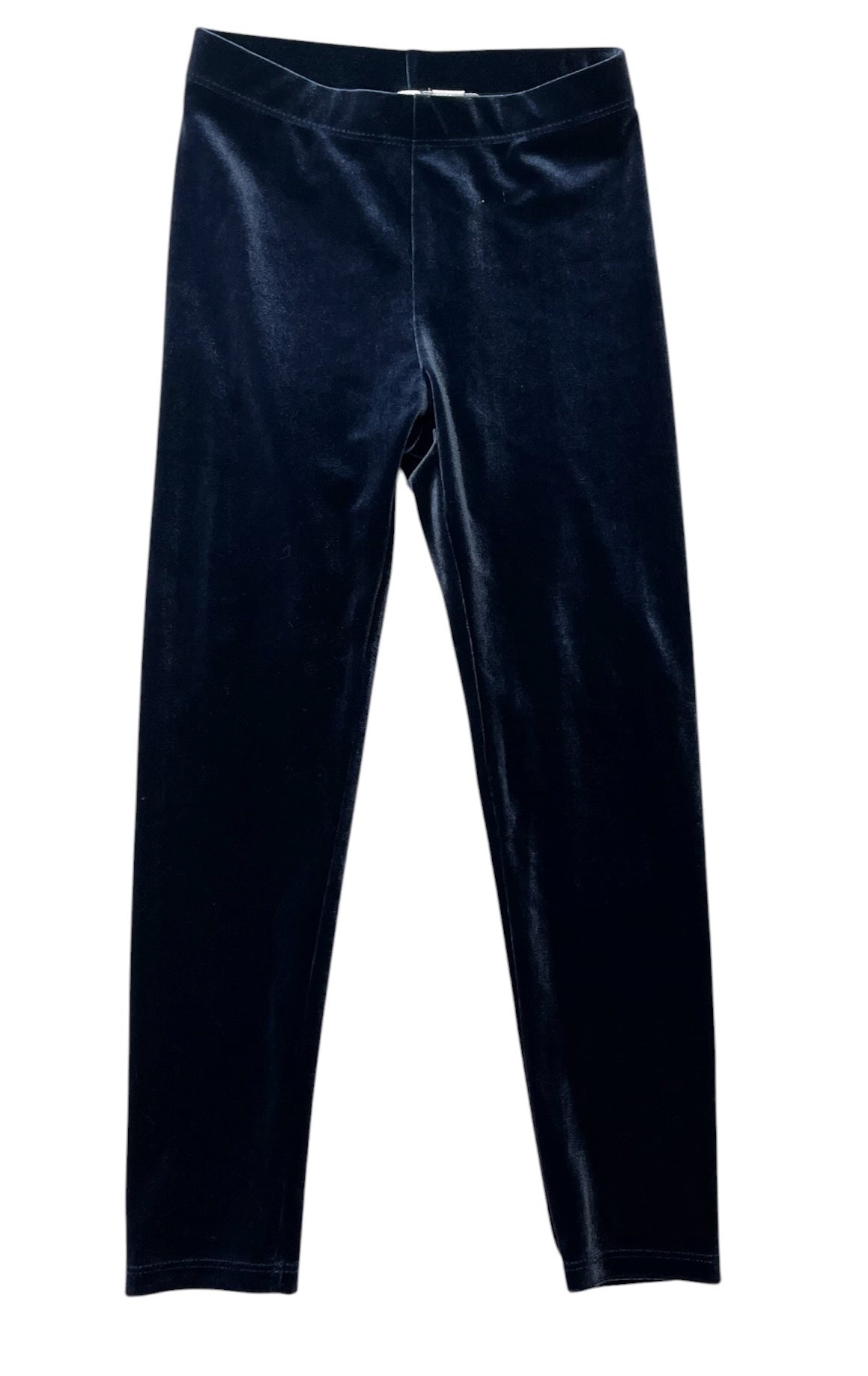 Janie & Jack Navy Blue Velvet Leggings Size 6