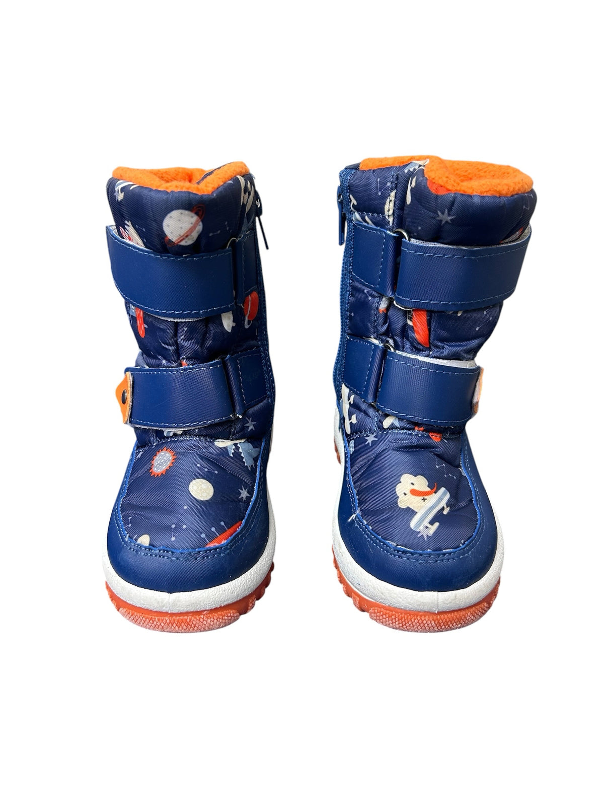 Toddler Shoe Size 8 Merence Blue Space Snow Boots