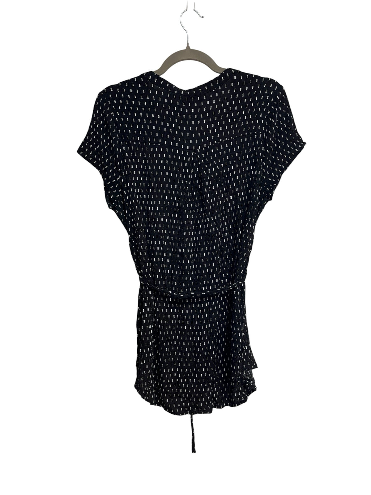 Full Moon Black with Arrows Maternity Blouse Size L