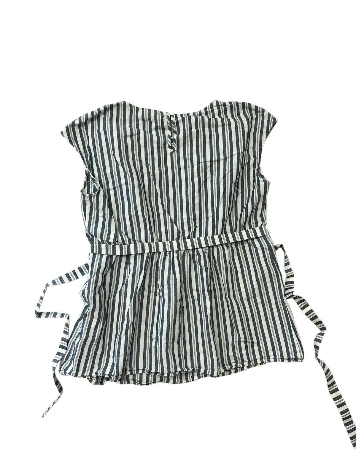 Seraphine Blue and White Maternity + Nursing Cotton Shirt Size 8