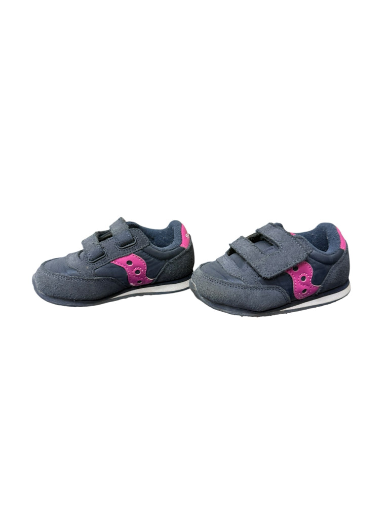 Toddler Shoe Size 7.5T Saucony Baby Jazz Navy Sneakers