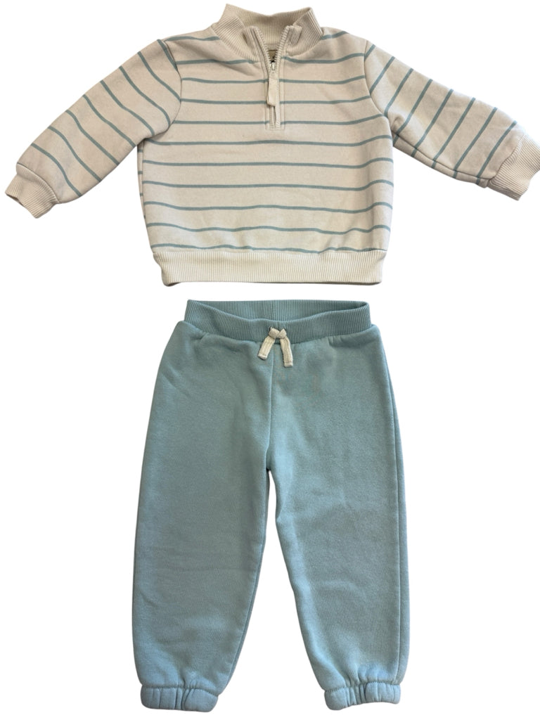 12-18 Months Nicole Miller Green Long-Sleeve Set