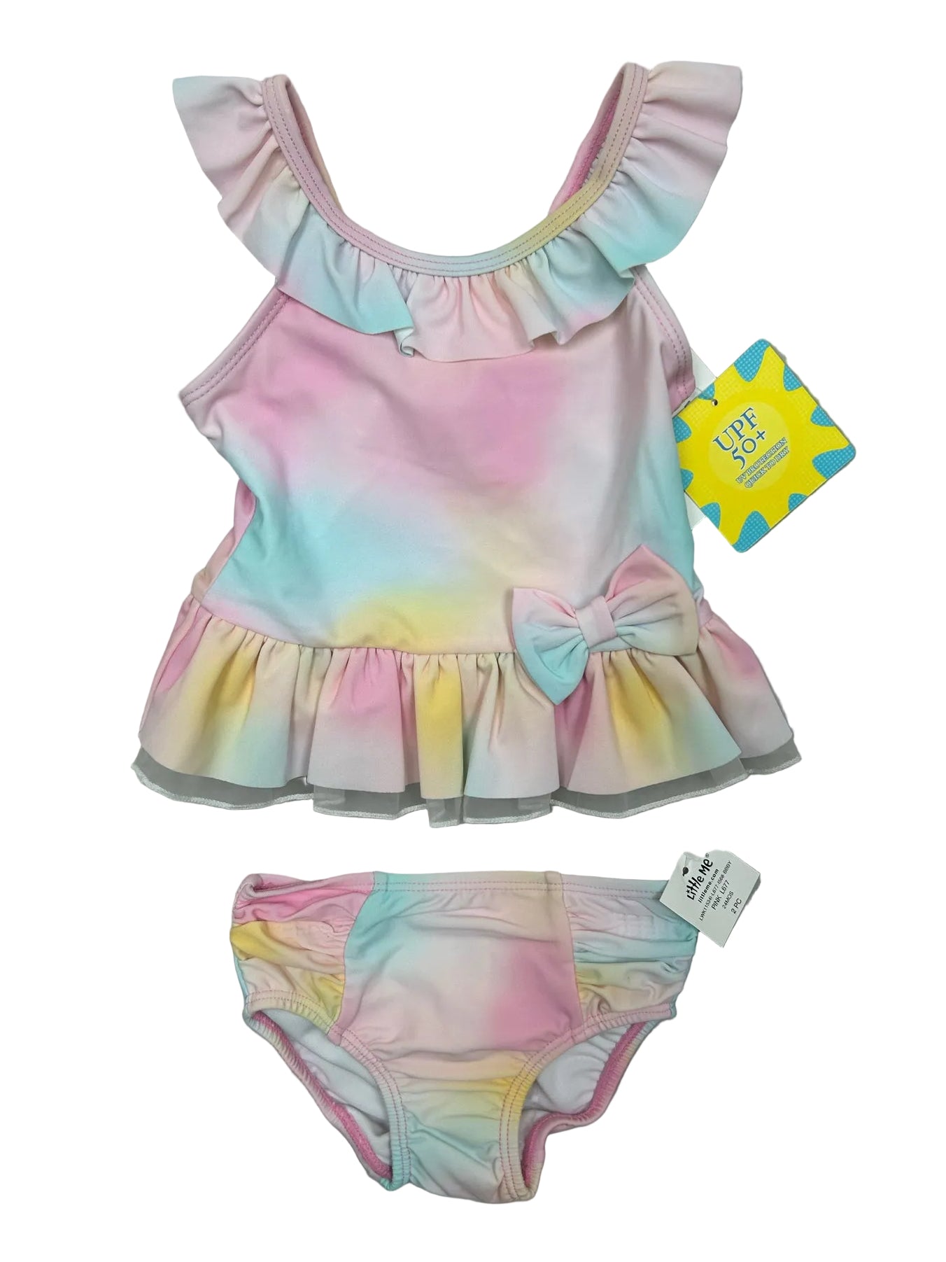 18-24 Months NWT Little Me Tie-Dye Two-Piece Swimsuit