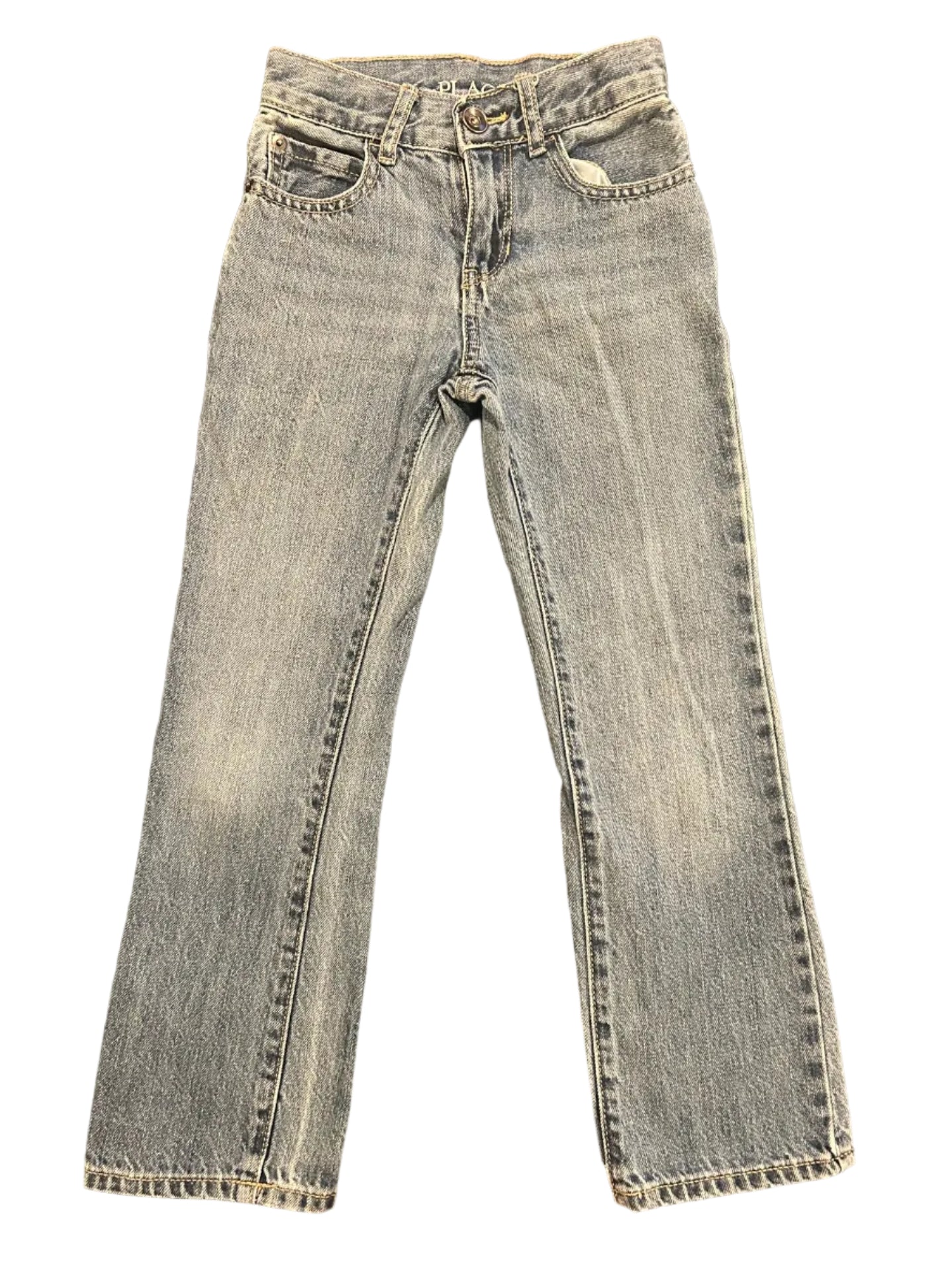 Size 6 Slim Children's Place Light Wash Bootleg Jeans