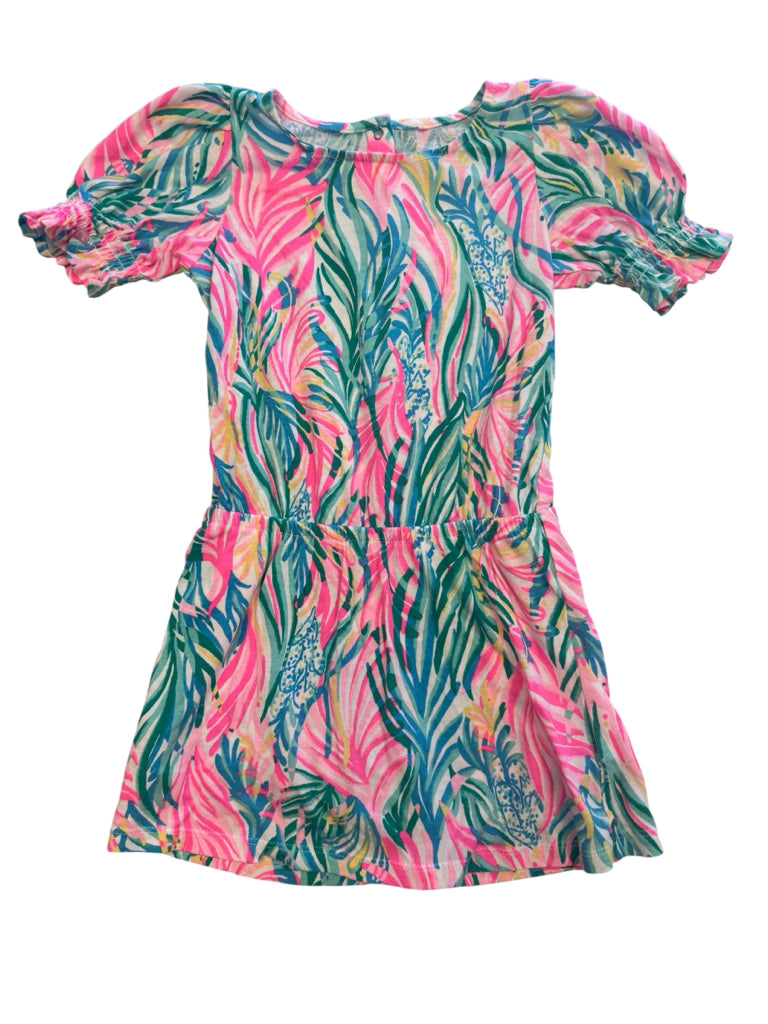 Lilly Pulitzer 100% Cotton Dress with Shorts Size Small (4-5)