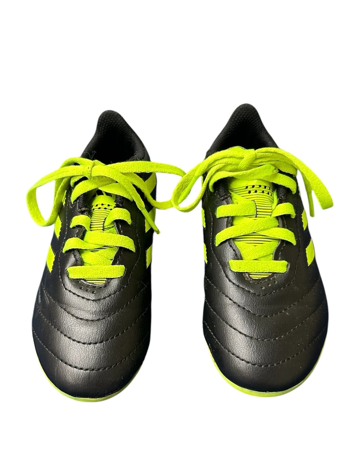 Kid Shoe Size 13 Adidas Black and Yellow Soccer Cleats