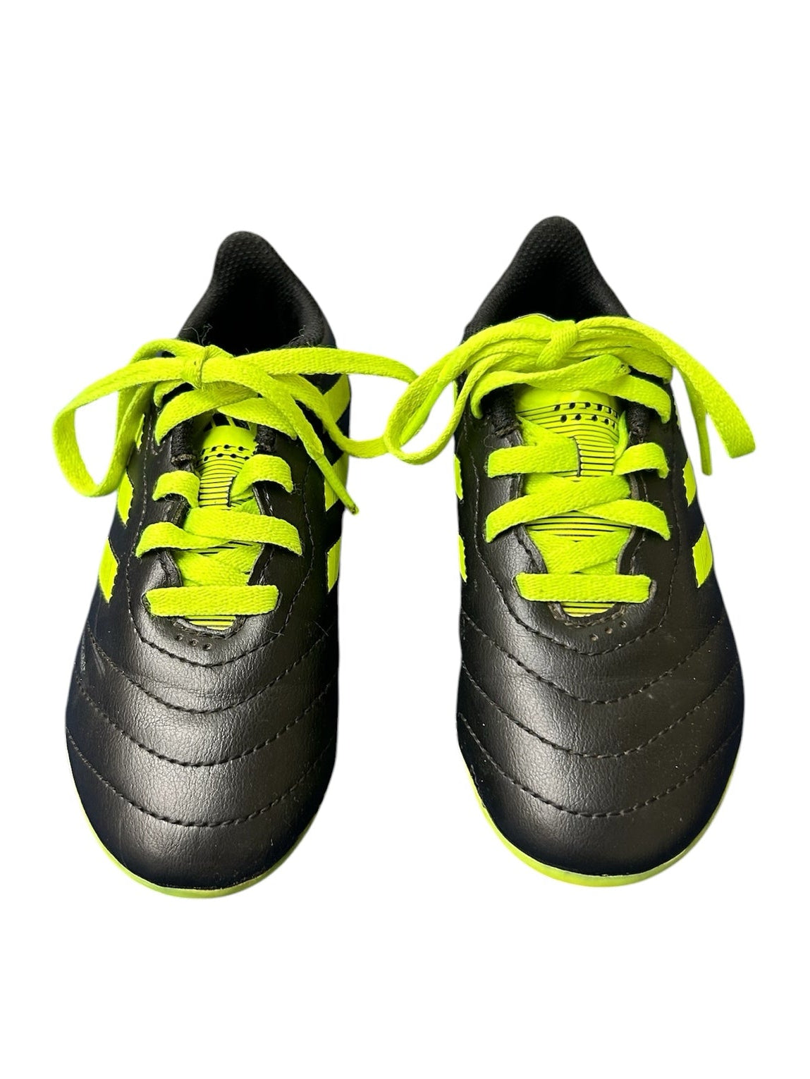 Kid Shoe Size 11 Adidas Black and Yellow Soccer Cleats