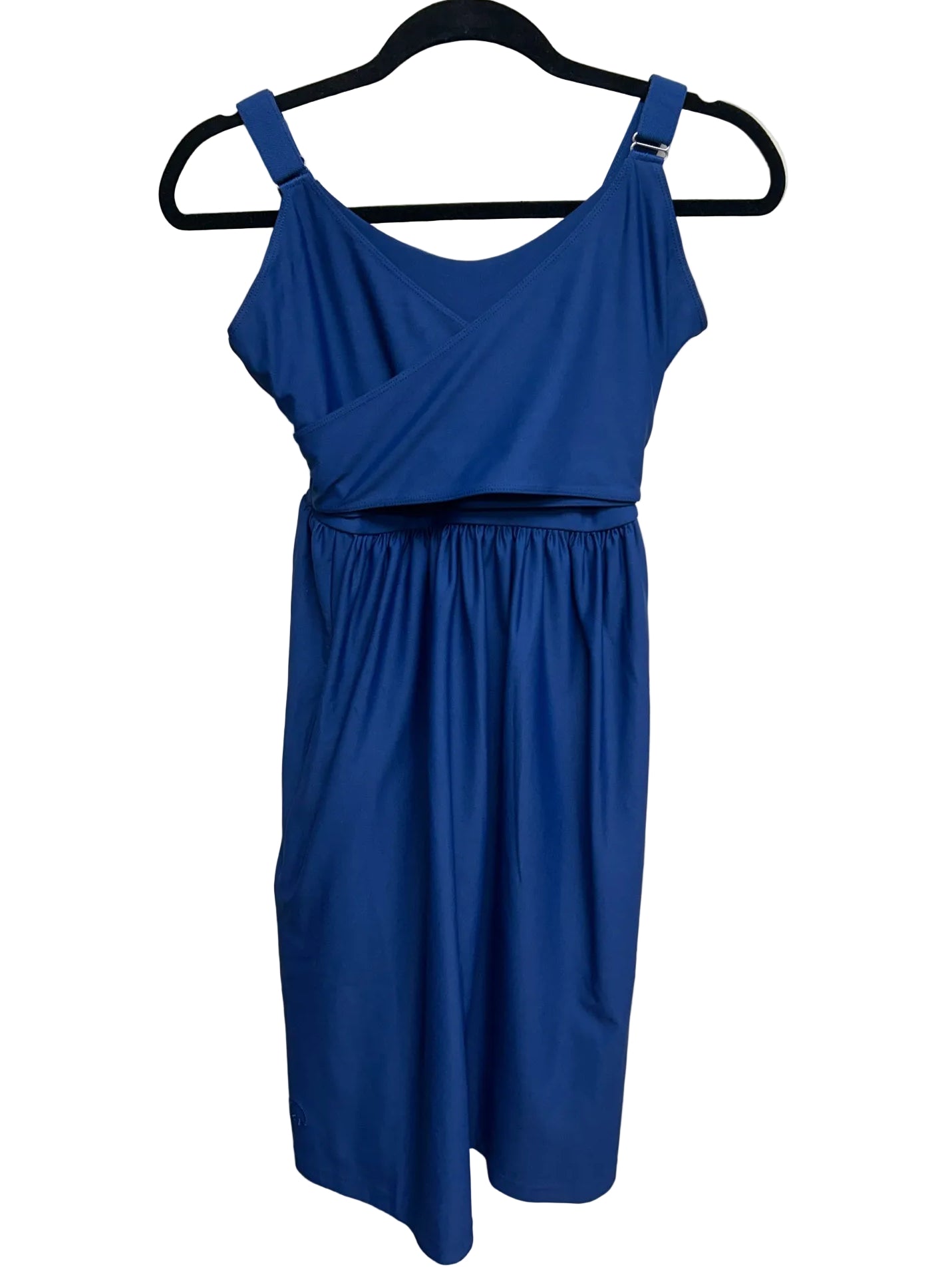 Size Small Sarah Wells Navy Blue Hands Free Pumping Dress