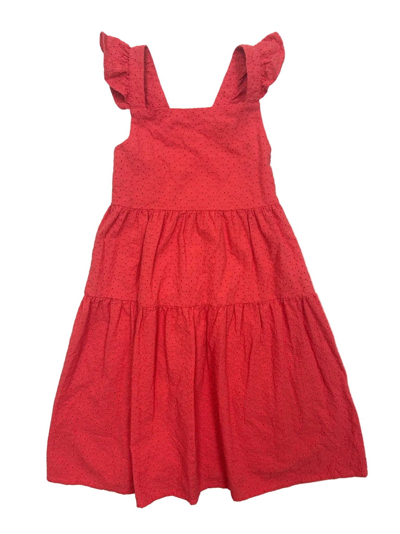 Size 8 Boden Pink Eyelet Sleeveless Dress