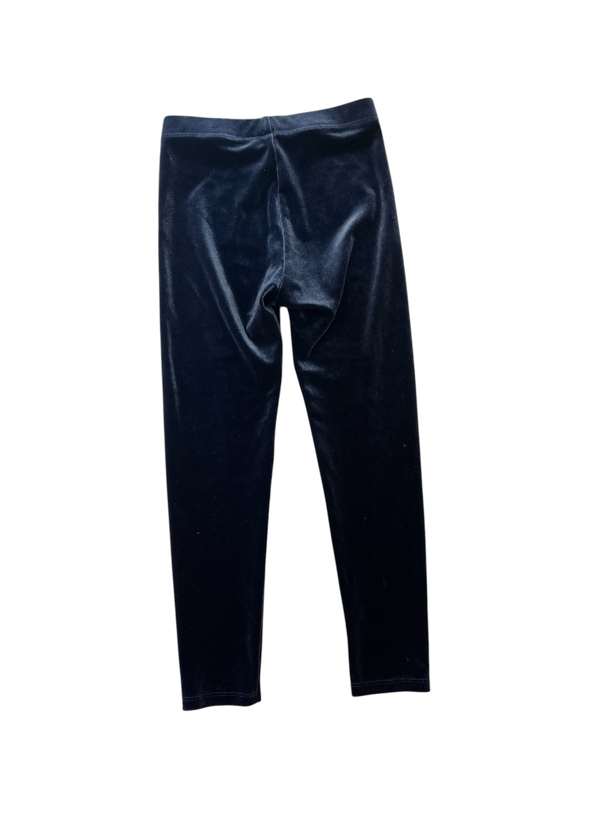 Janie & Jack Navy Blue Velvet Leggings Size 6