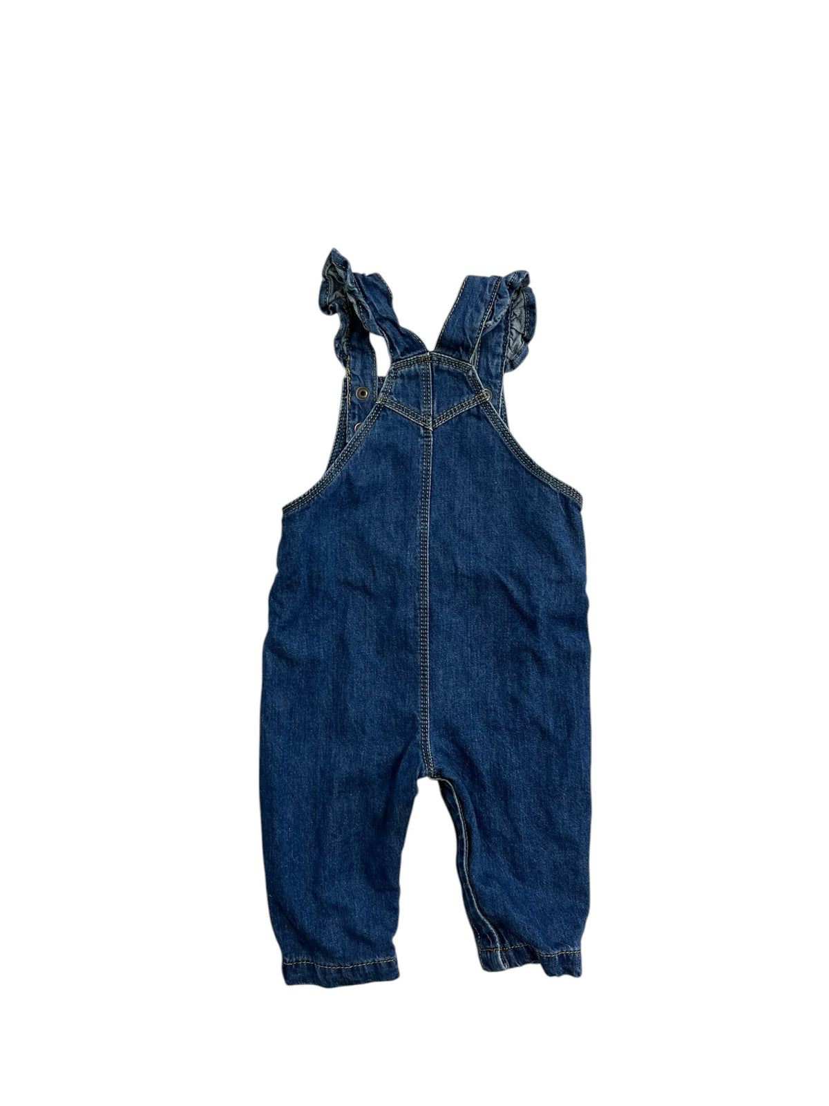 M&S (Marks & Spencer) Blue Denim Overalls Size 6-9 Months