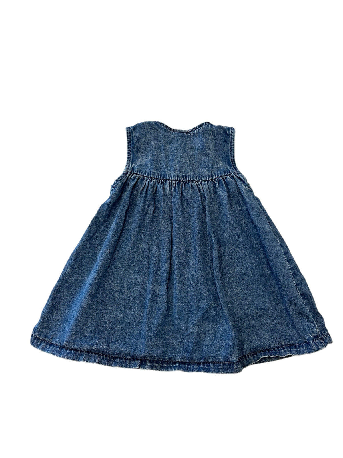 Next Blue with Rainbows Denim Dress Size 2T