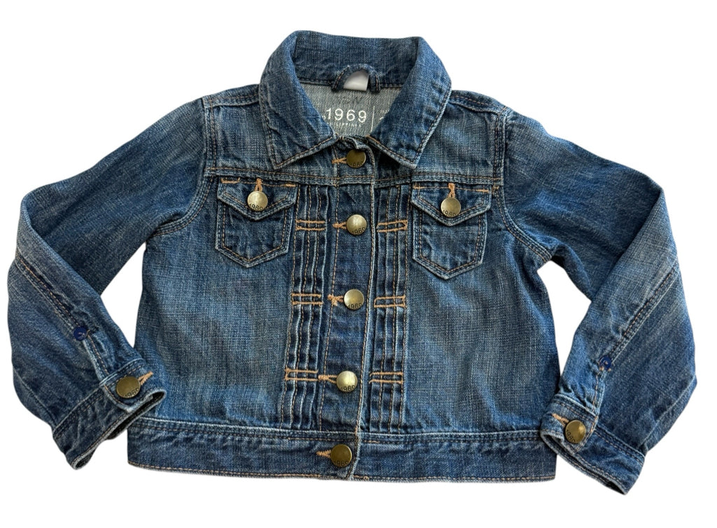 Gap Denim Jacket 100% Cotton Size 2T