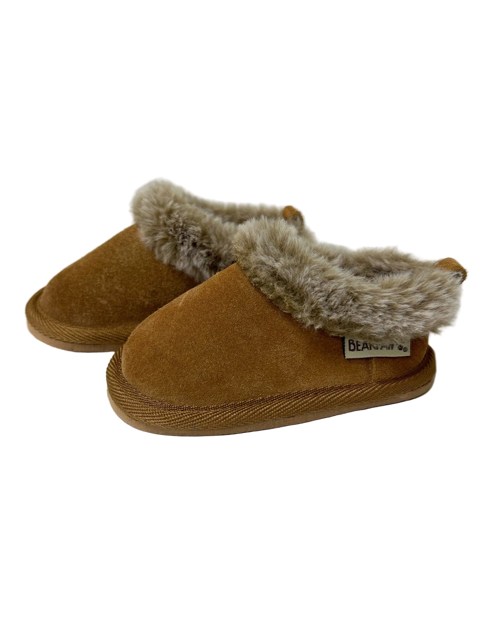6-9 Months Bearpaw Booties with Fur Trim
