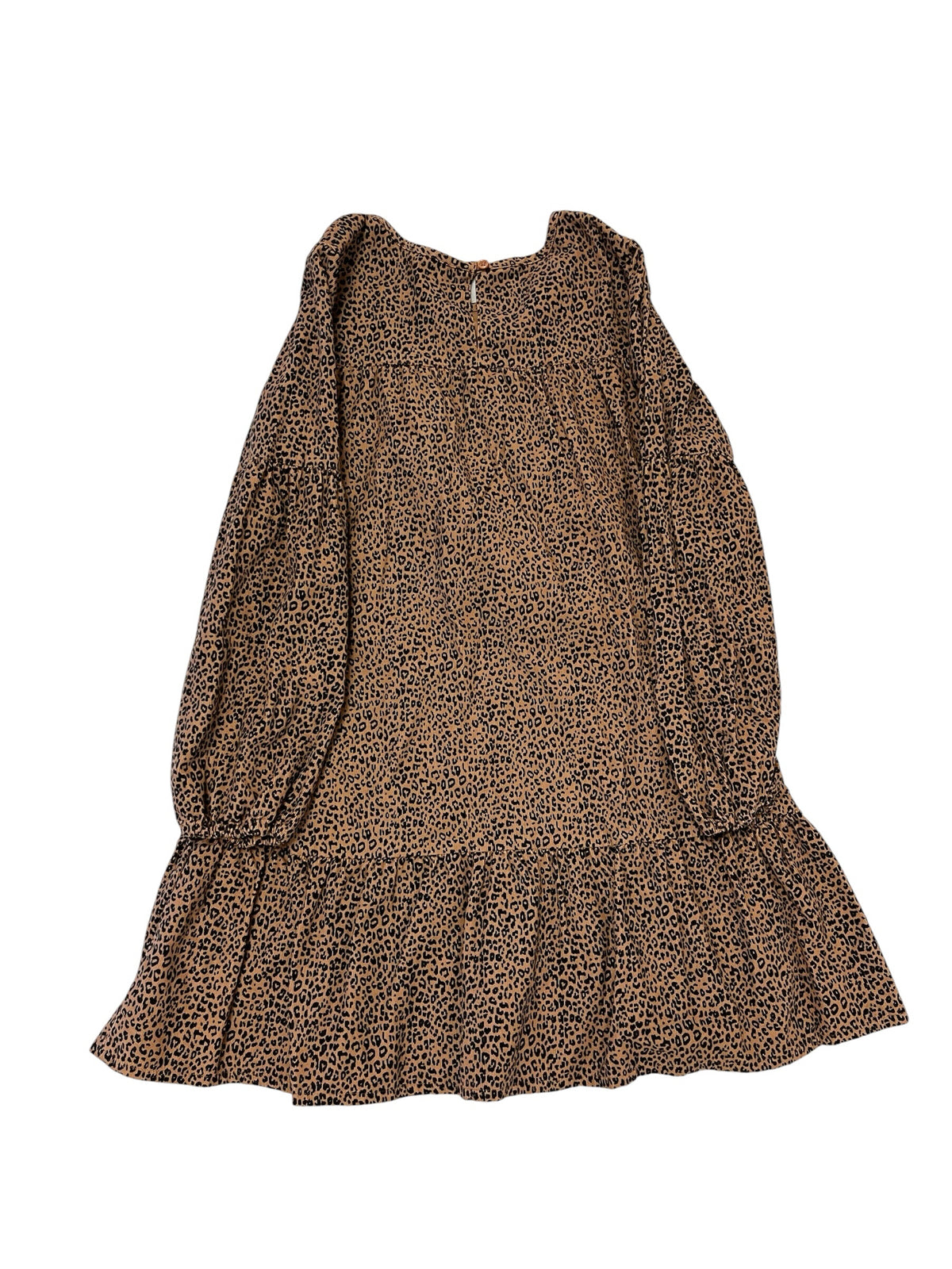 Gap Brown Cheetah Print Corduroy Dress Size L