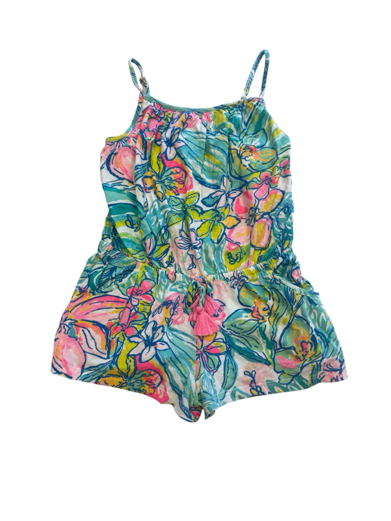 Lilly Pulitzer 100% Cotton Romper Size Small (4-5)