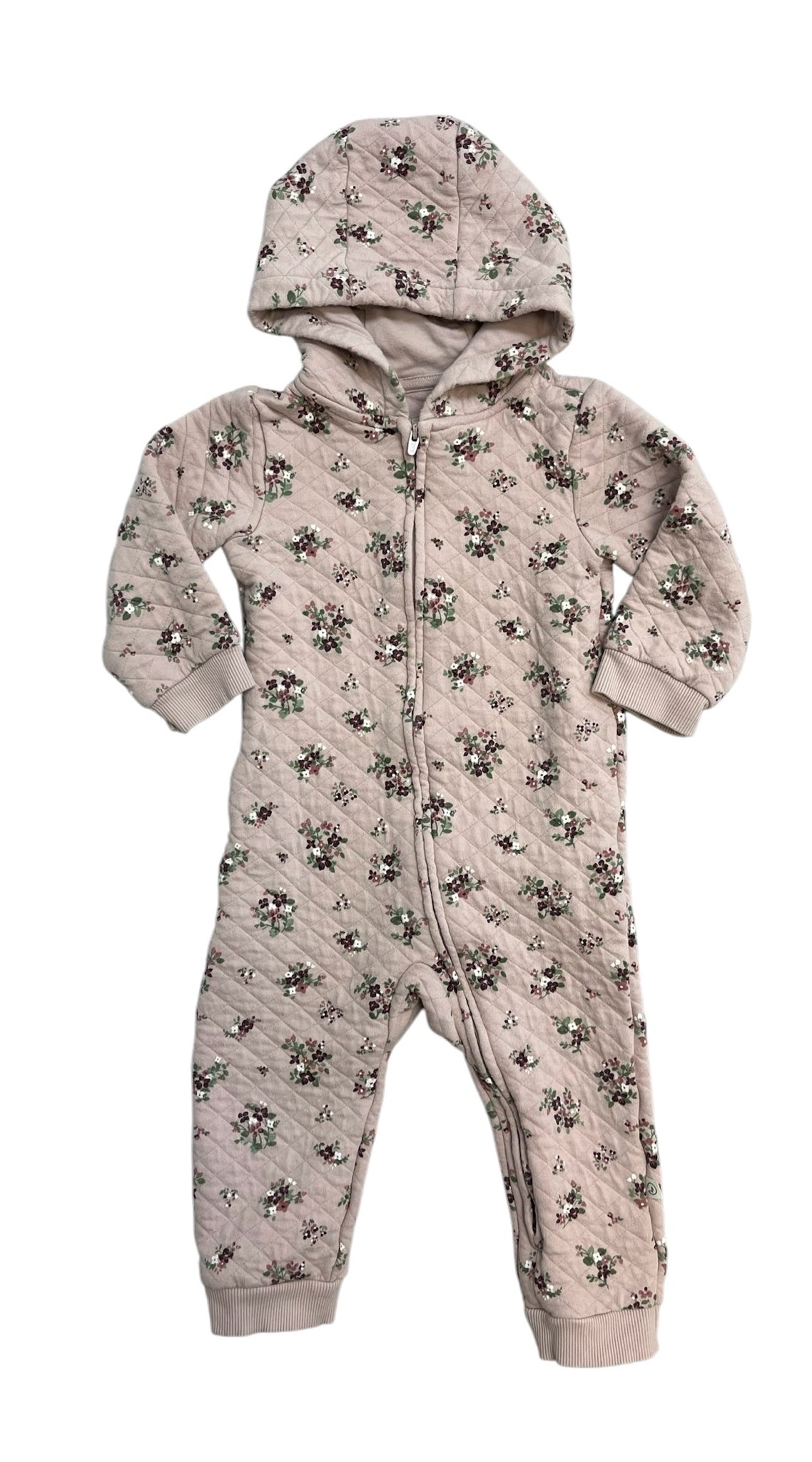 Carter's Pink Flowered Organic Cotton Bunting Size 18 Months