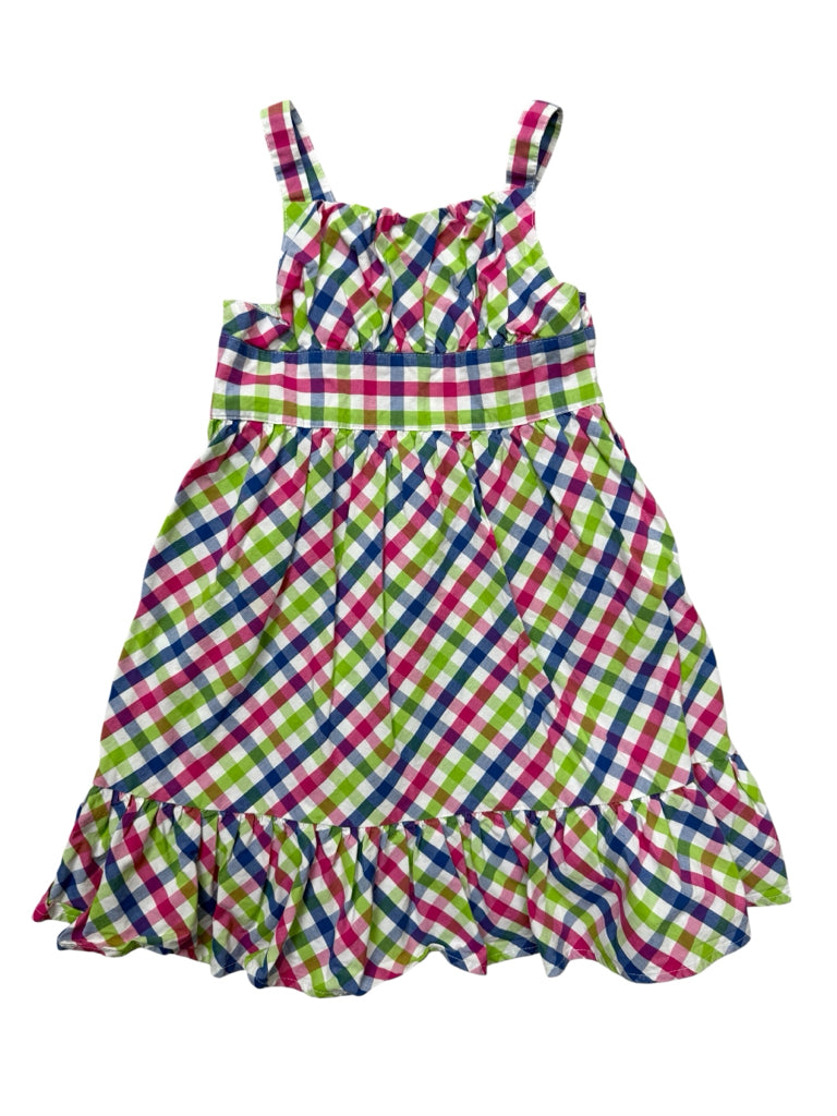 Size 5 Gymboree 100% Cotton Gingham Sleeveless Dress