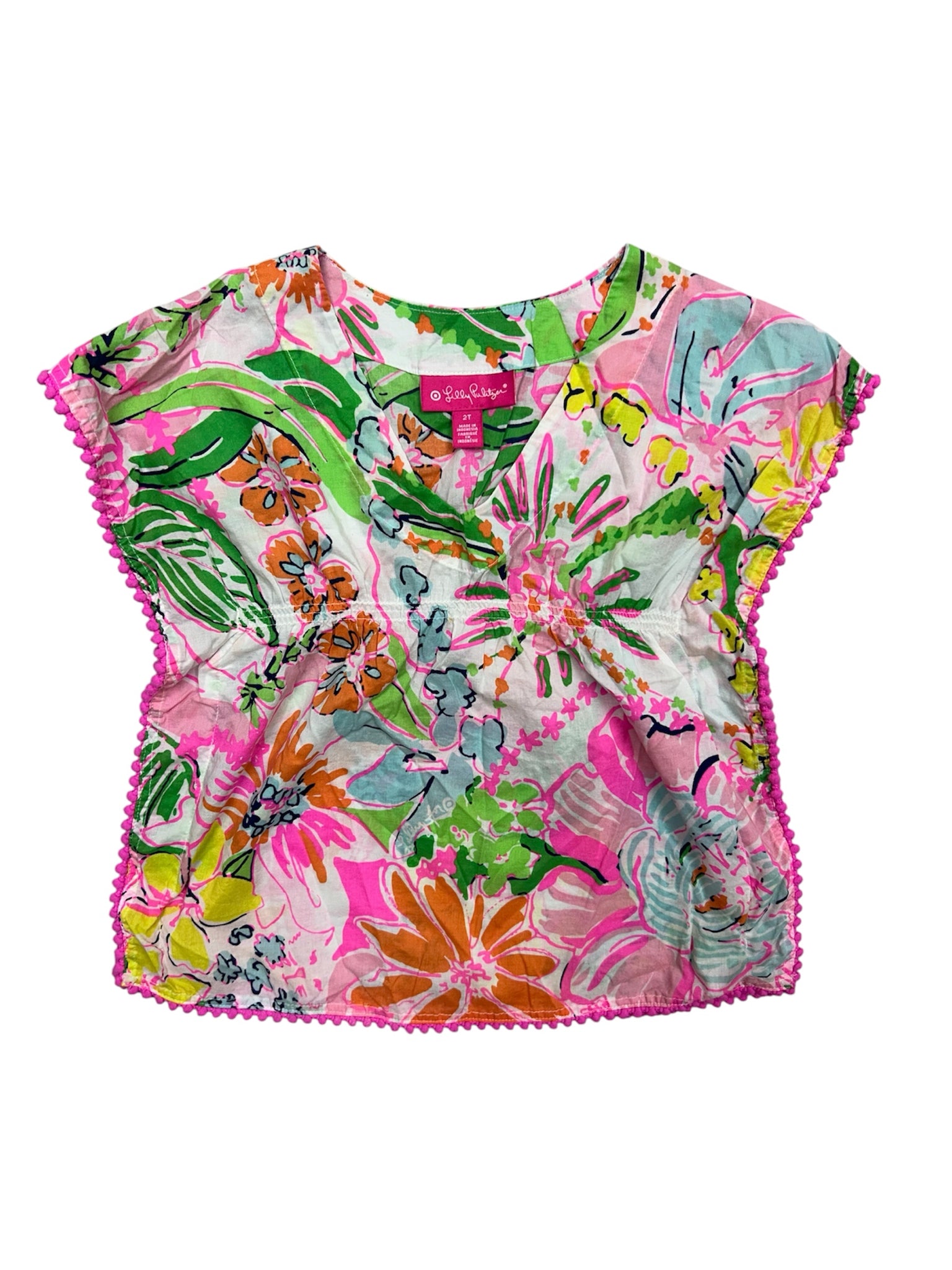 2T Lilly Pulitzer for Target Short-Sleeve Swim Cover-up