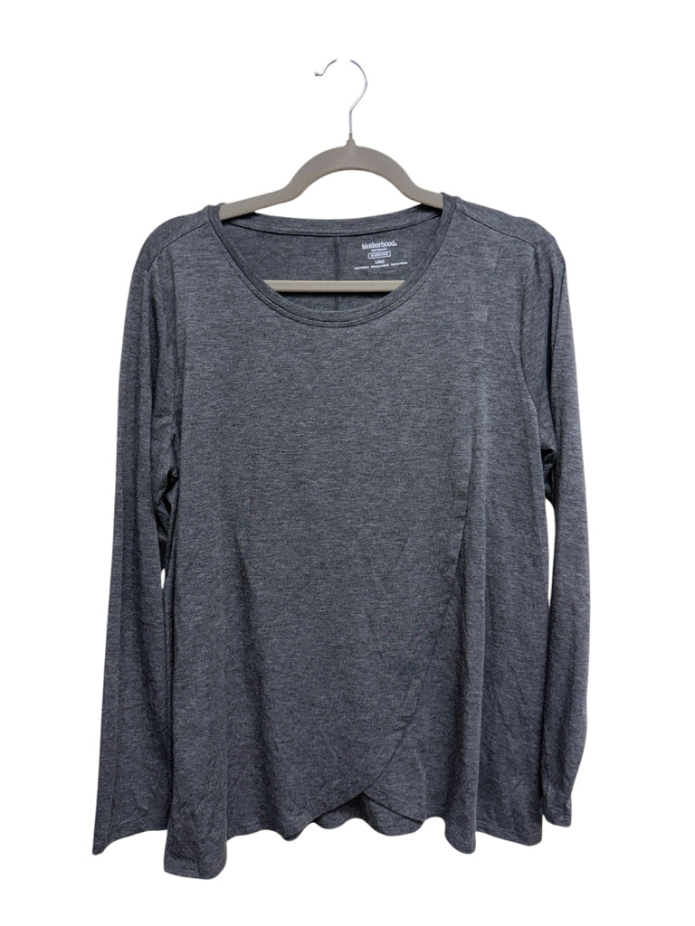 Size Large Motherhood Grey Maternity + Nursing Long-Sleeve Shirt
