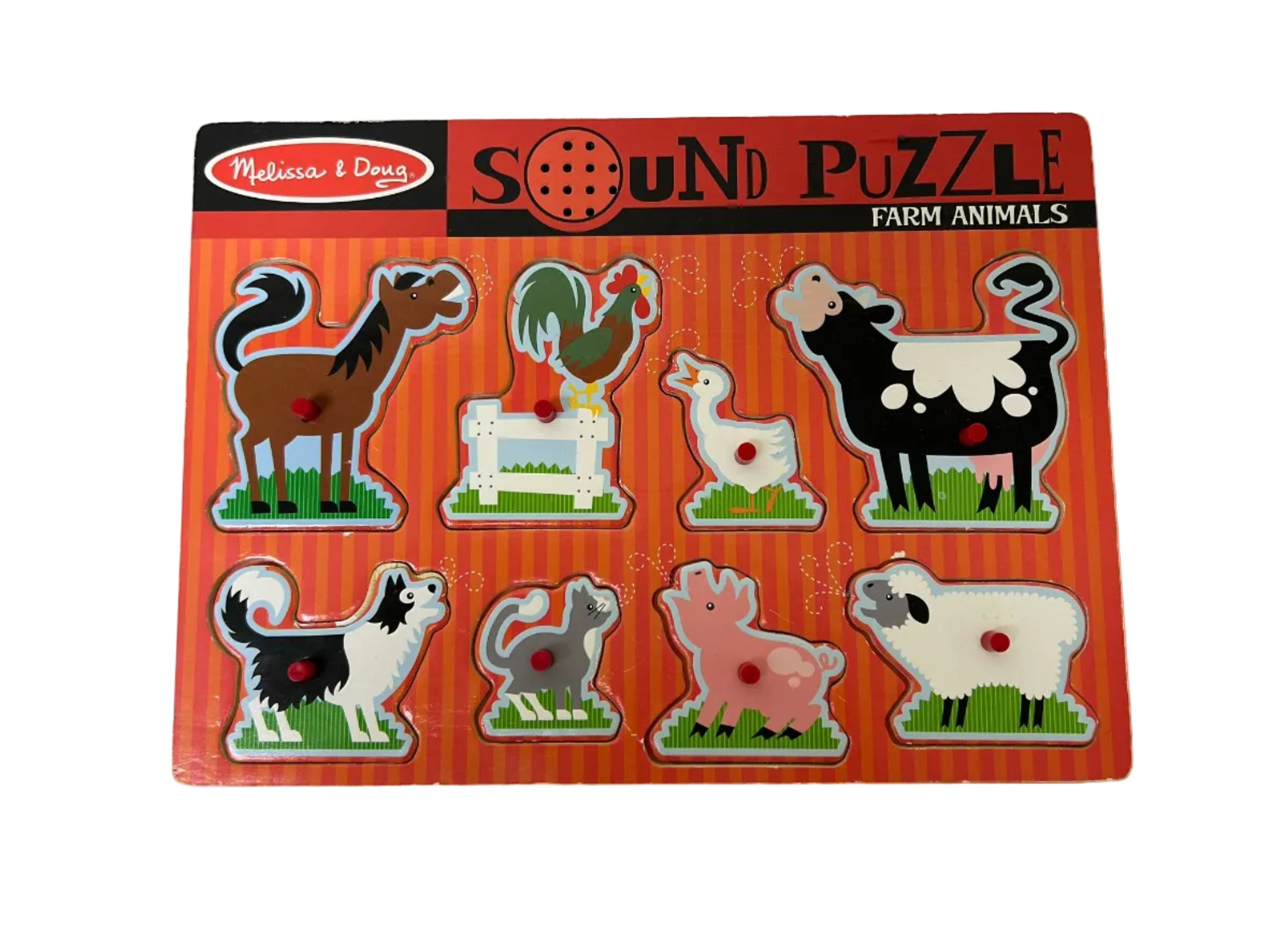 Melissa & Doug Farm Animals Sound Puzzle
