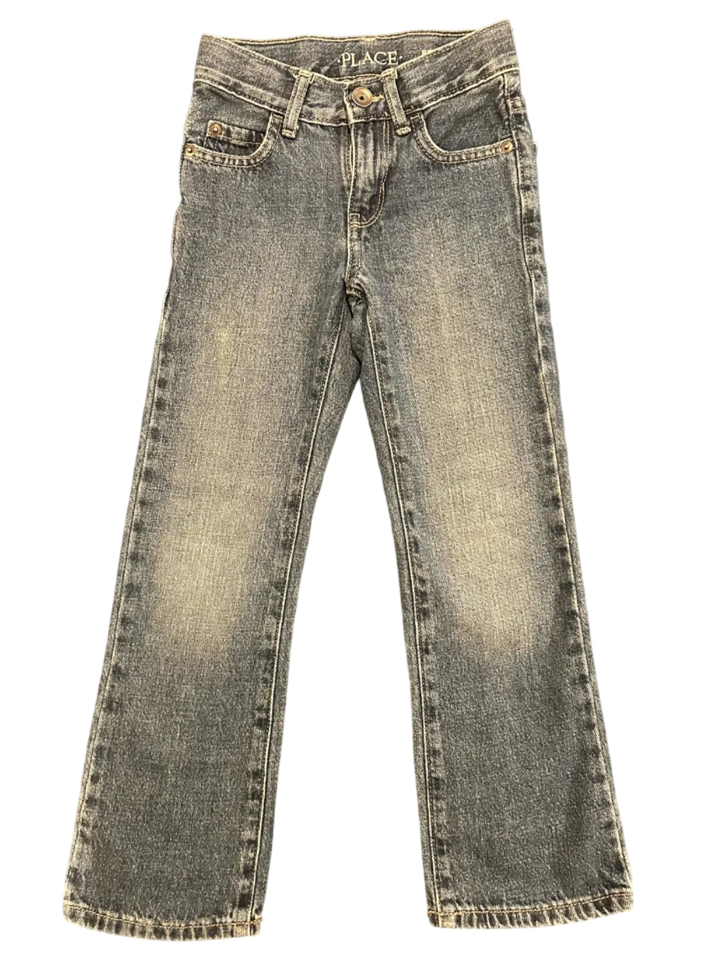 Size 6 Slim Children's Place Medium Wash Bootleg Jeans
