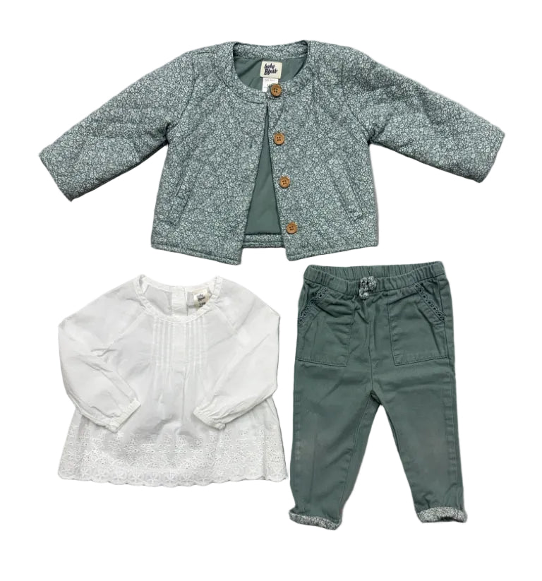 9-12 Months OshKosh B'Gosh Jacket, Shirt, Pants Set