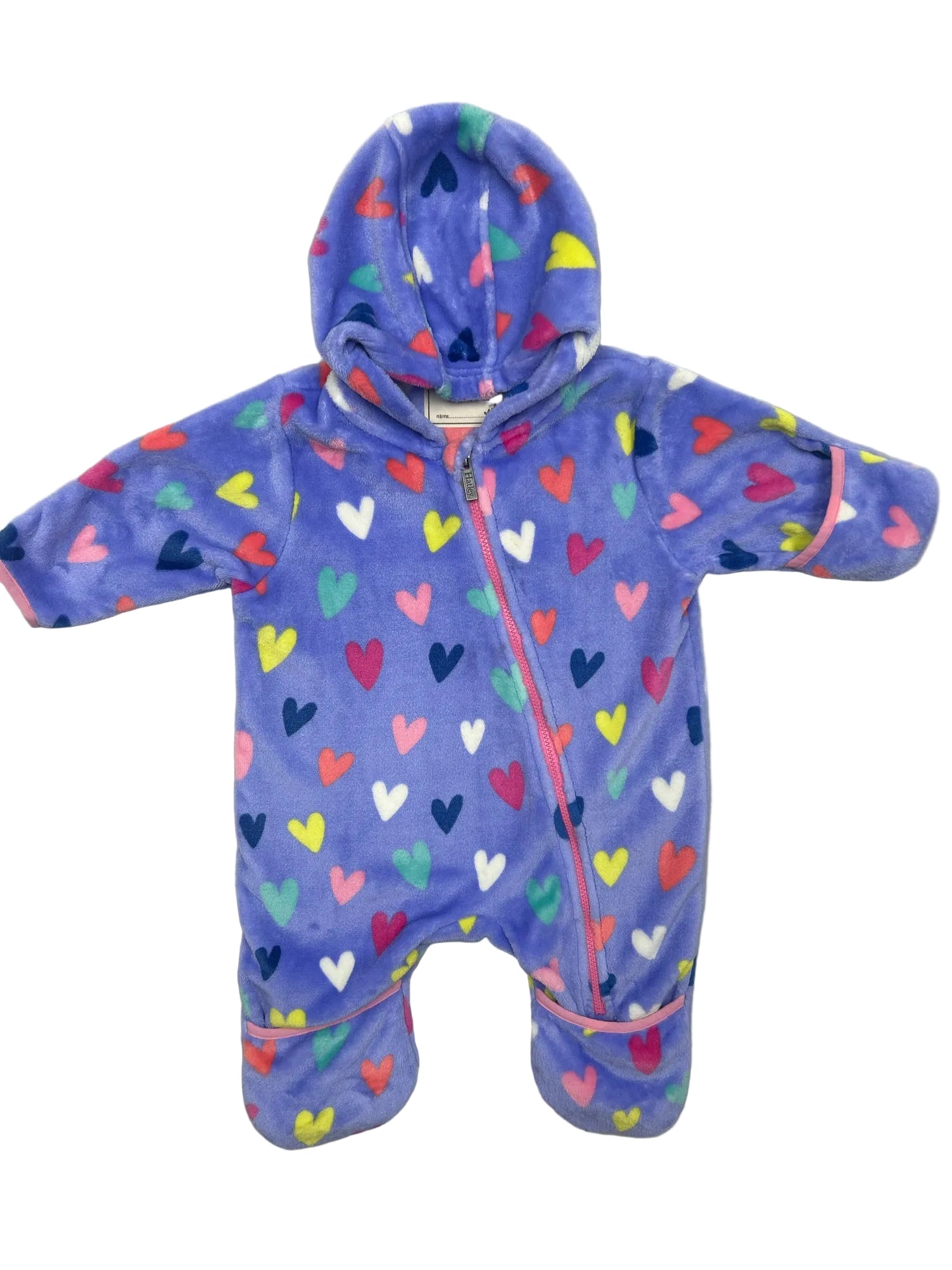 18-24 Months Hatley Purple Bunting with Hearts