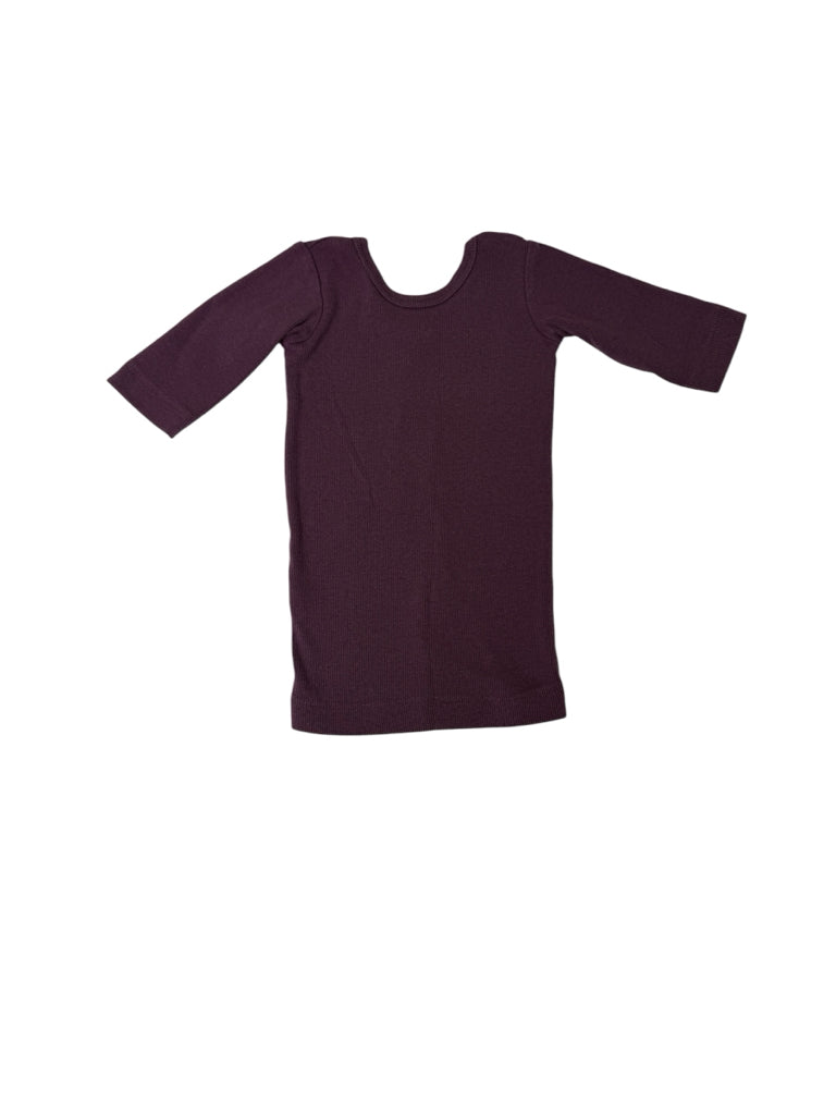 2T Childhoods Purple Ribbed Long-Sleeve Shirt
