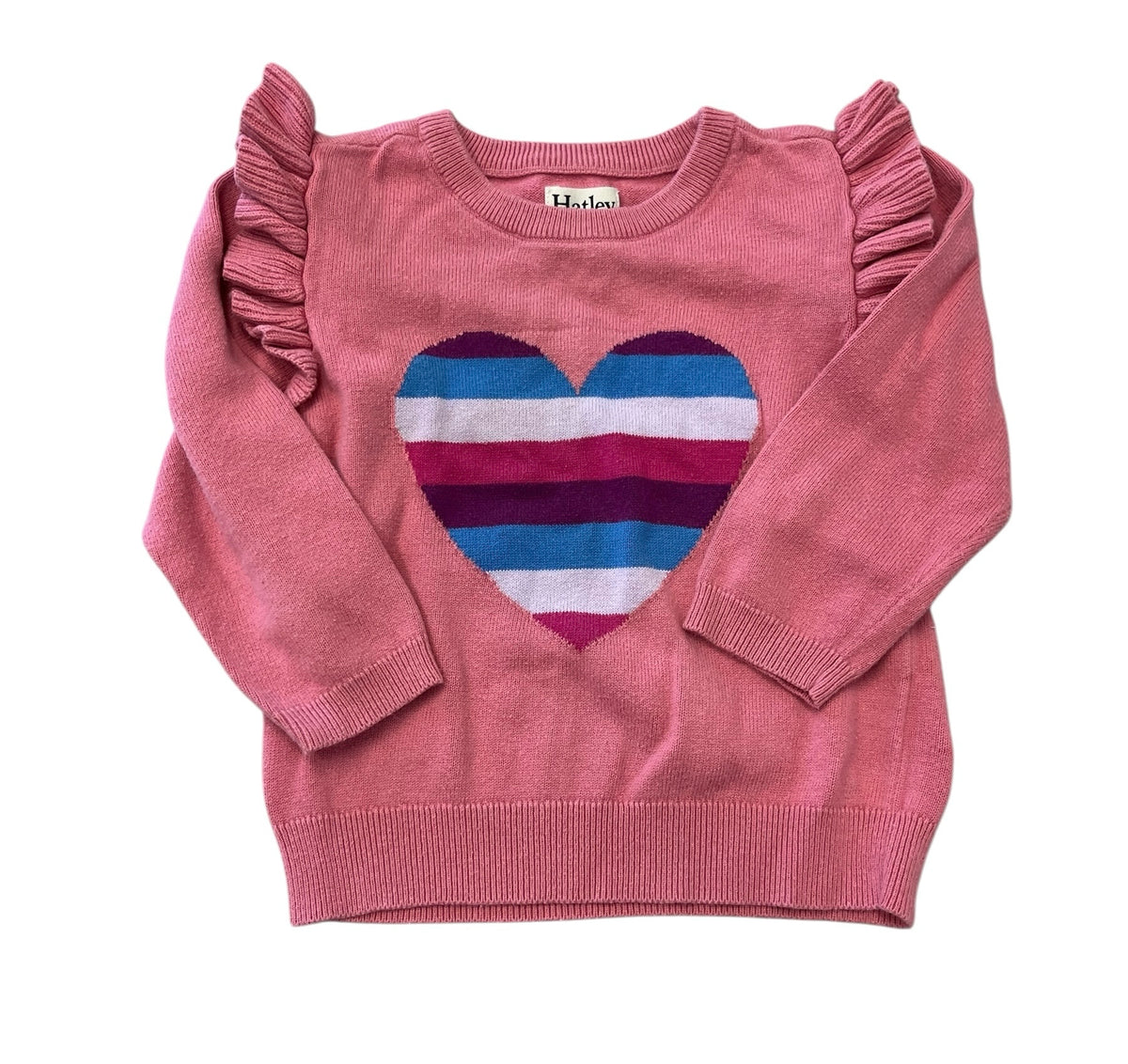 Hatley Pink Heart Sweater 18-24 Months