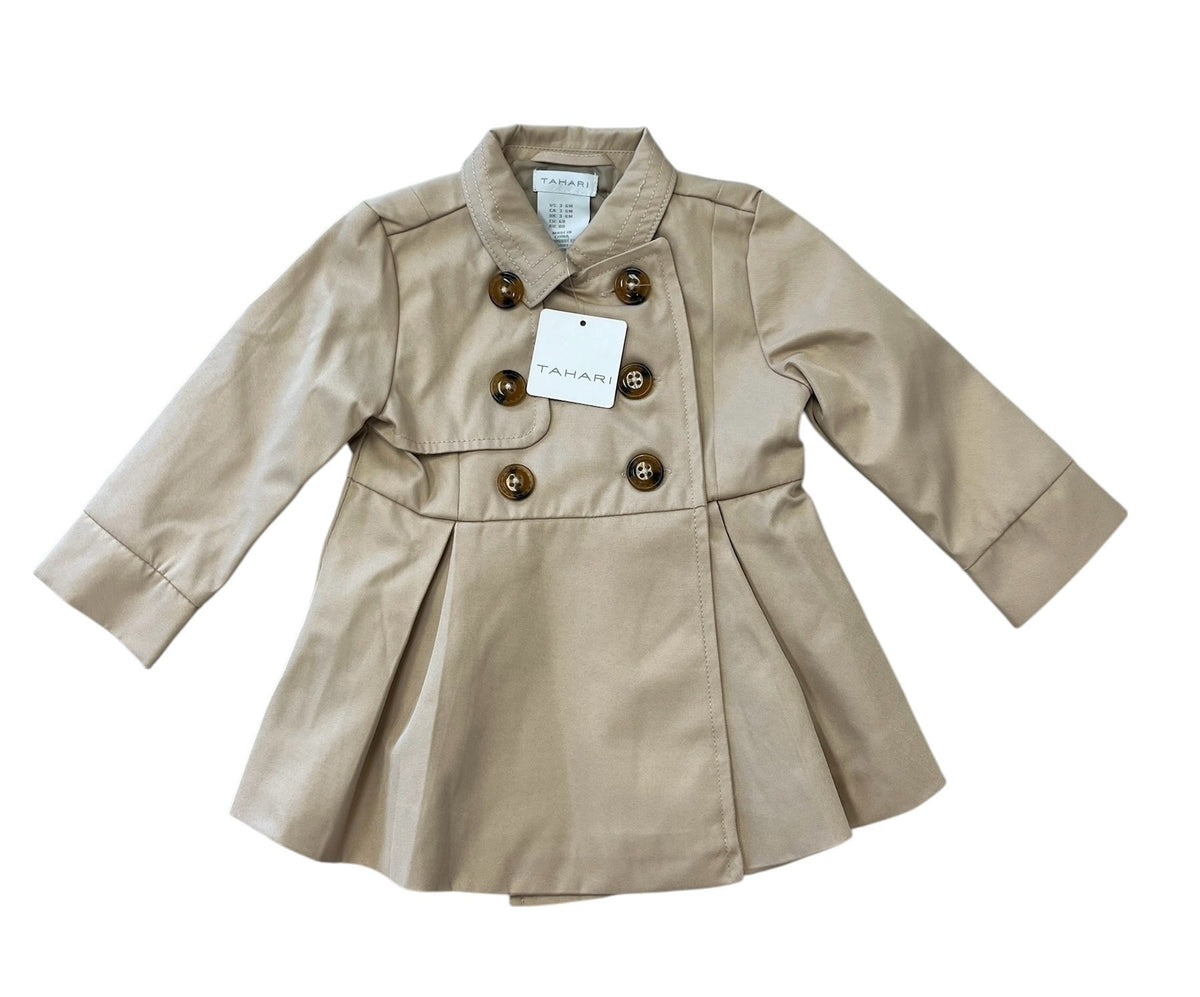 Tahari Tan Trenchcoat New with Tags 3-6 Months