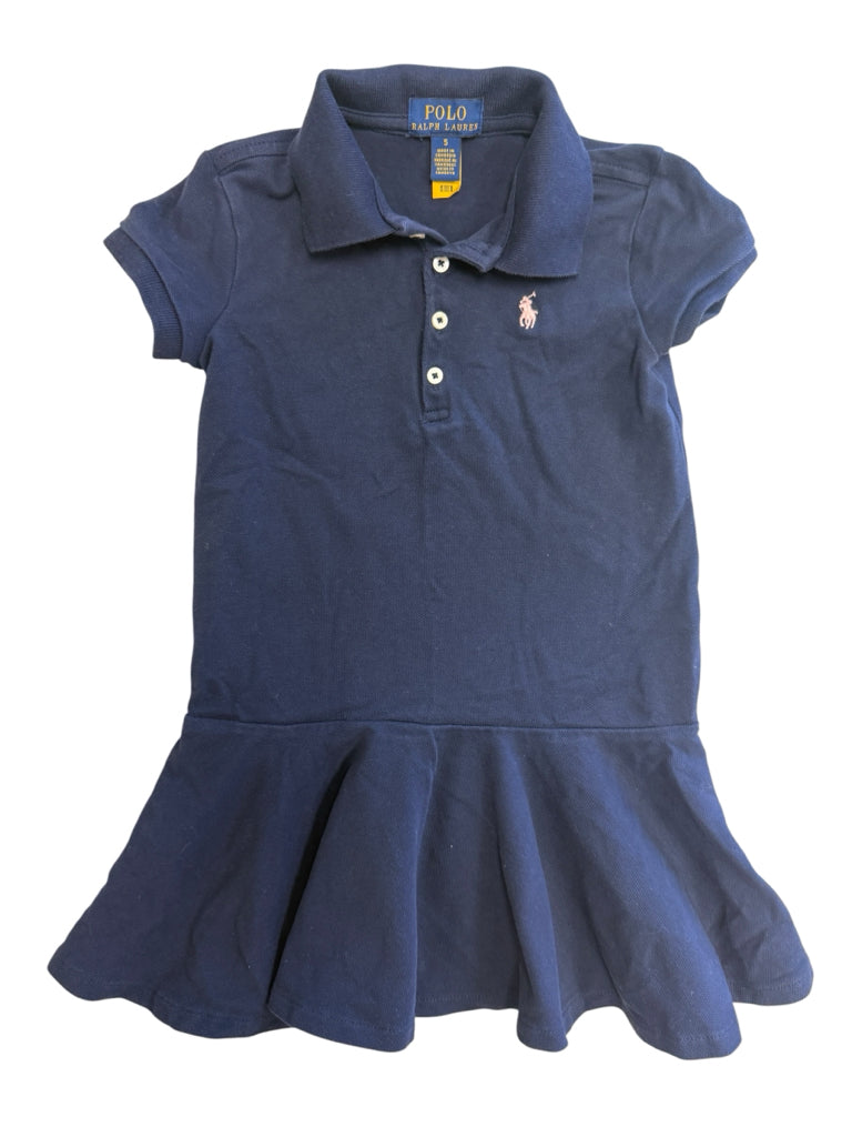 Ralph Lauren Blue Size 5 Short-Sleeve Dress