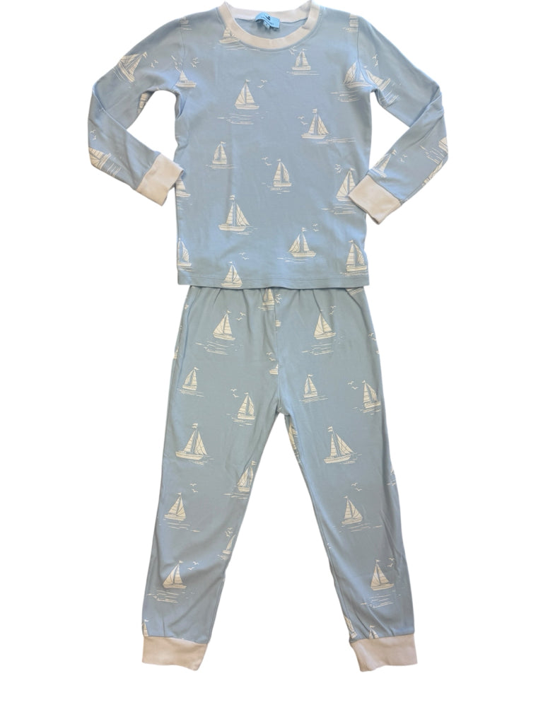 Nantucket 100% Pima Cotton Blue Pajamas with Sailboats Size 6