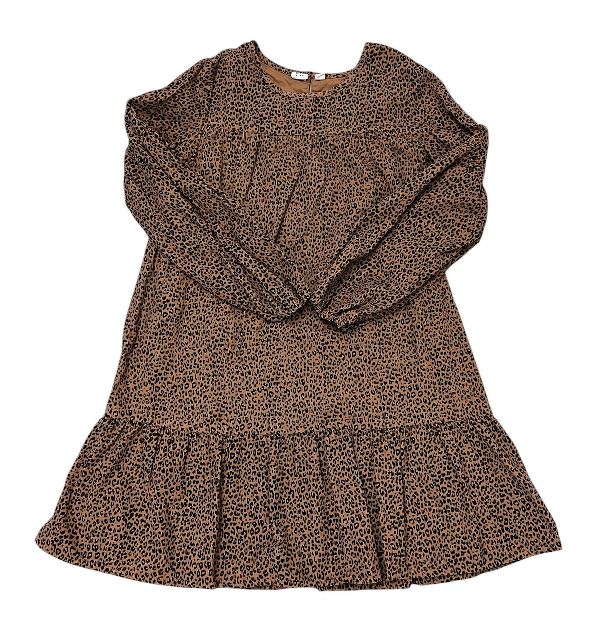 Gap Brown Cheetah Print Corduroy Dress Size L