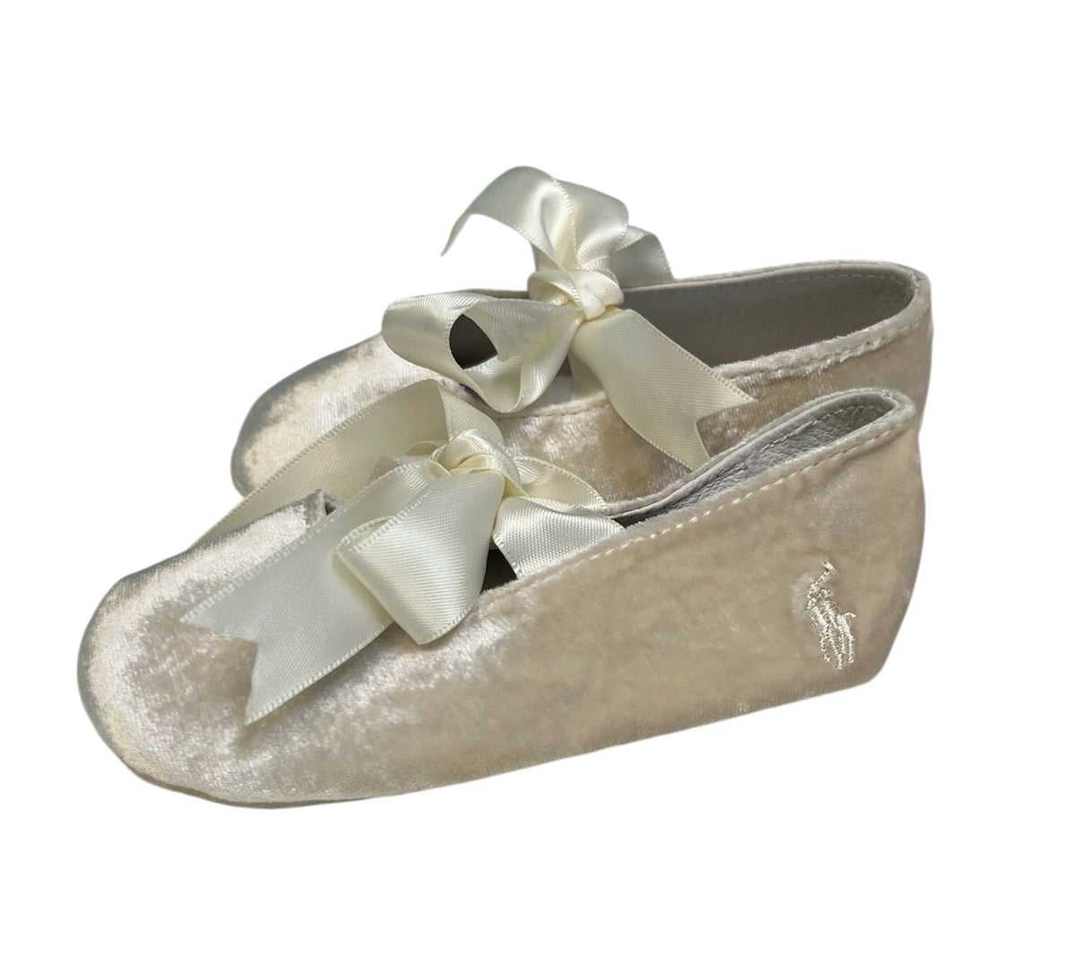 Ralph Lauren Cream Baby Mary Jane Dress Shoes Baby Size 4