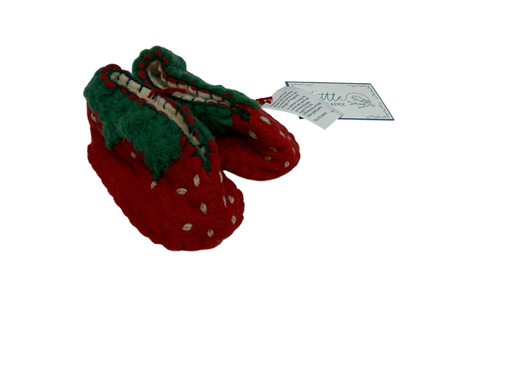 Zooties NWT Strawberry Booties 0-12 Months