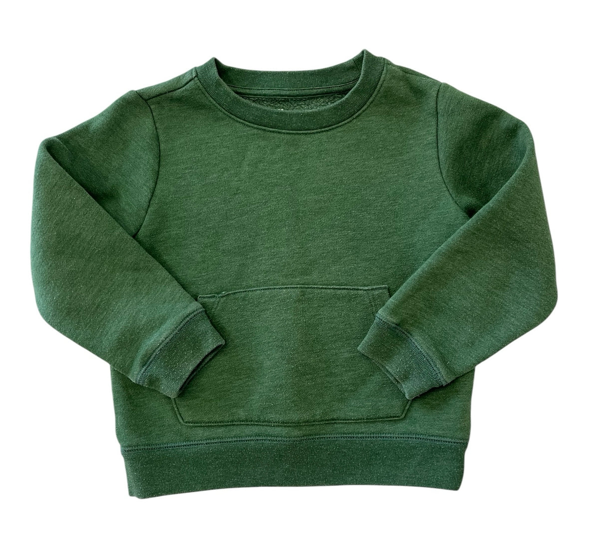 Primary Green Pullover Cotton Sweatshirt Size 4T