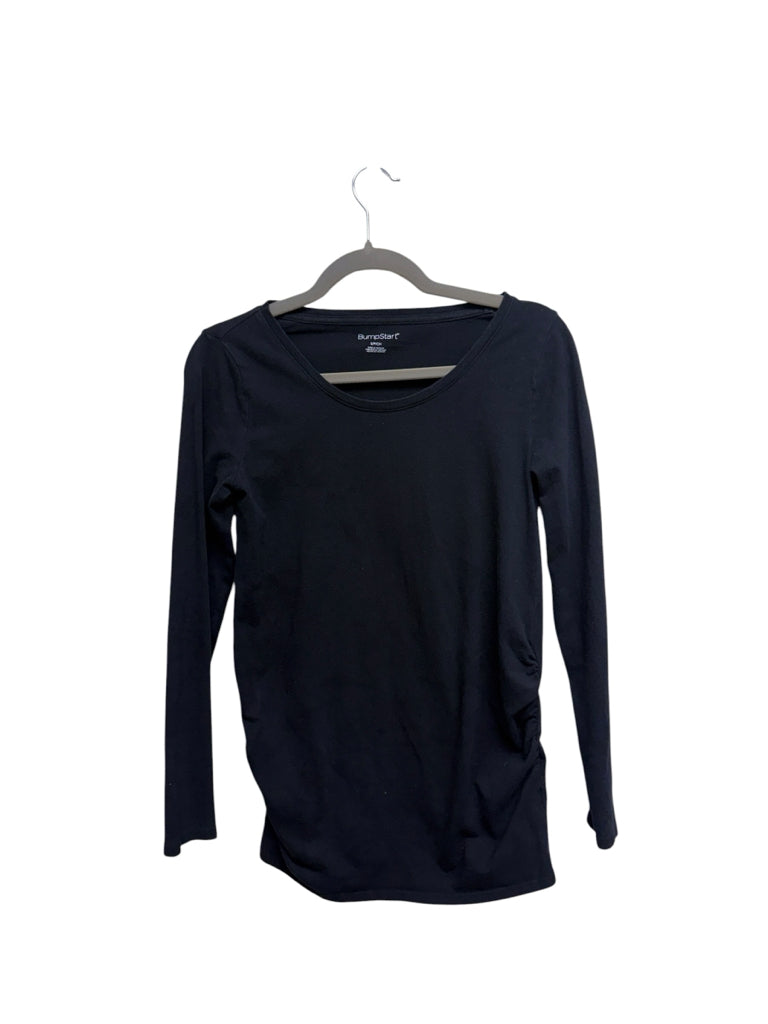 Small Motherhood Black Maternity Long-Sleeve Shirt