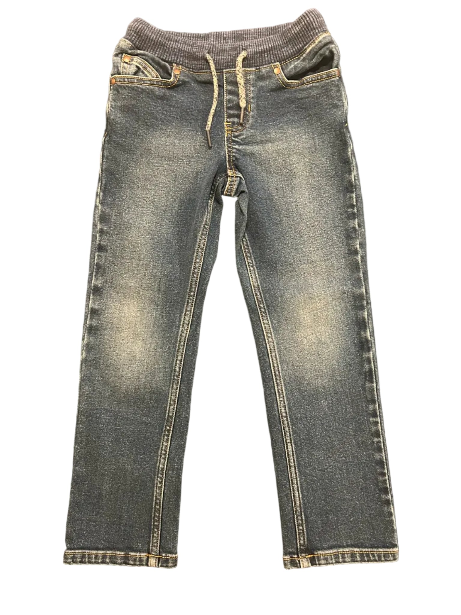 Size 5-6 Lands’ End Drawstring Straightleg Jeans
