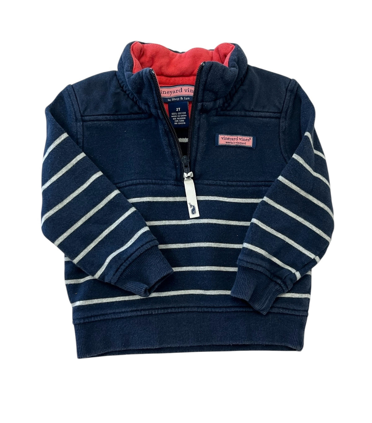 Vineyard Vines Blue Quarter Zip Sweatshirt Size 2T