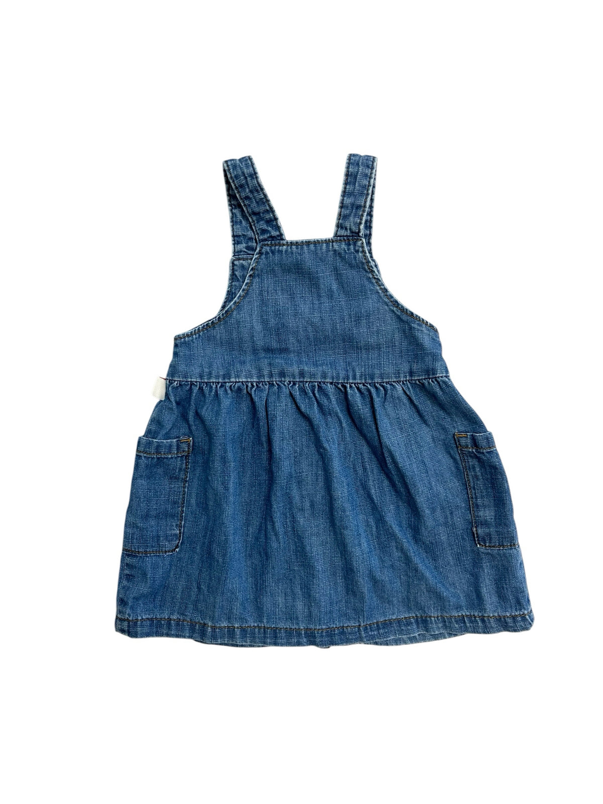 M&S (Marks & Spencer) Blue Denim Dress Size 6-9 Months